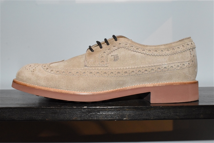 Sandy Beige Tod's Derby, size 8.5