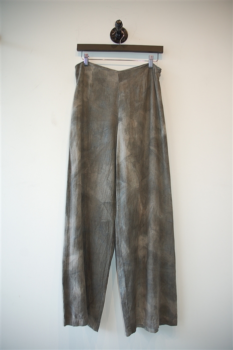 Gray Tones Sarah Pacini Wide-Leg Trousers, size M