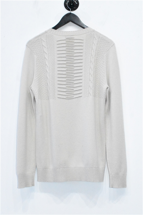 Pale Beige Chanel Cashmere Sweater, size 8