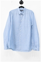 Sky Blue Vilebrequin Button Shirt, size L
