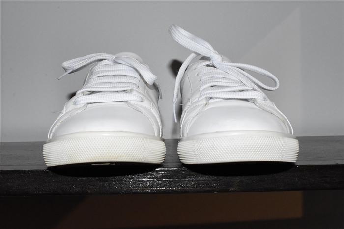 White Leather Saint Laurent Sneaker, size 7.5
