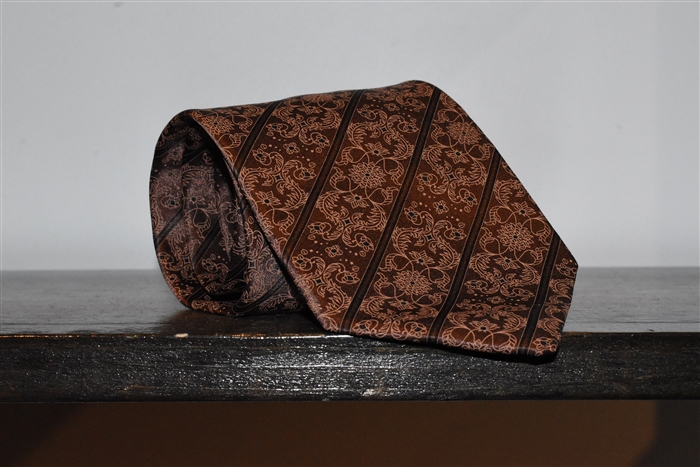 Mixed Browns Brioni Tie, size O/S