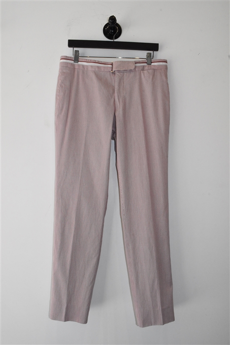 Red Stripe Hermes Chinos, size 32
