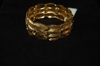 Gold Nina Ricci Bangle, size O/S