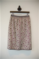 Silver Lida Baday Pencil Skirt, size 4