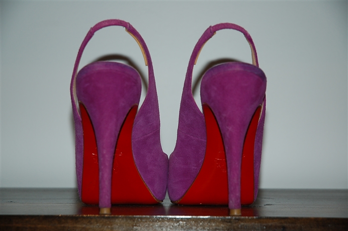 Orchid Christian Louboutin Peep-Toe, size 8