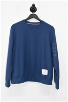 Dusk Blue Thom Browne Sweatshirt, size L