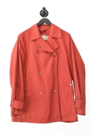 Dark Red Max Mara Rain Jacket, size 14