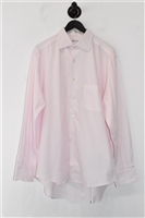 Pastel Pink Loro Piana Button Shirt, size XL