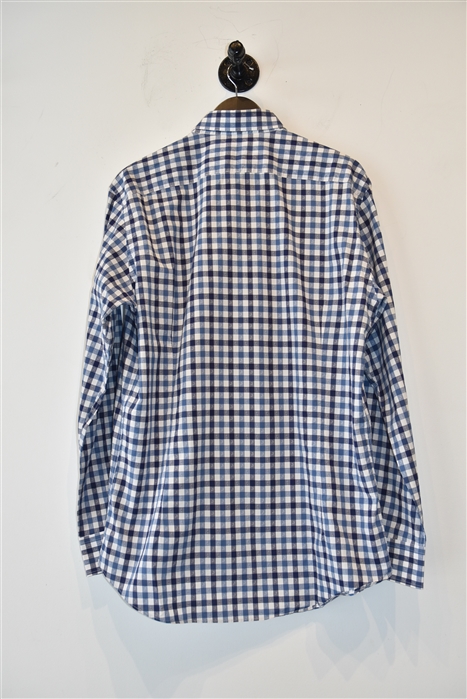 Blue Check Etro Button Shirt, size XL