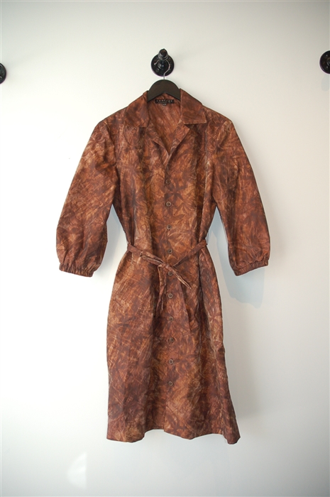 Mixed Browns Comrags Shirt Dress, size XL