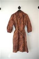 Mixed Browns Comrags Shirt Dress, size XL