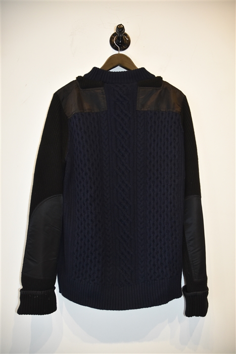 Navy & Black Sacai Pullover, size L