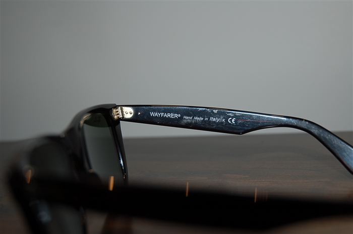 Shiny Black Ray Ban Sunglasses, size O/S