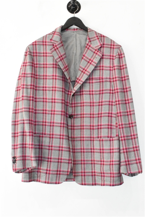 Gray Check Kiton Sport Coat, size 44