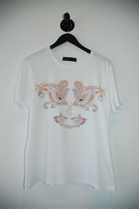 White Etro T-Shirt, size M