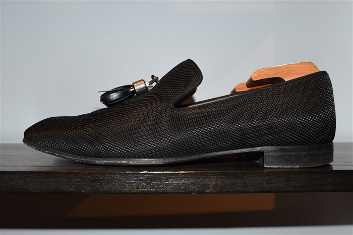 Basic Black Christian Louboutin Slipper, size 9.5