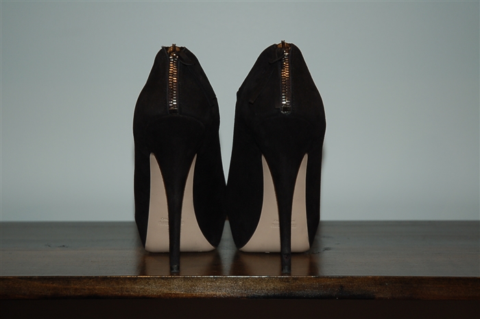 Black Suede Miu Miu Booties, size 8