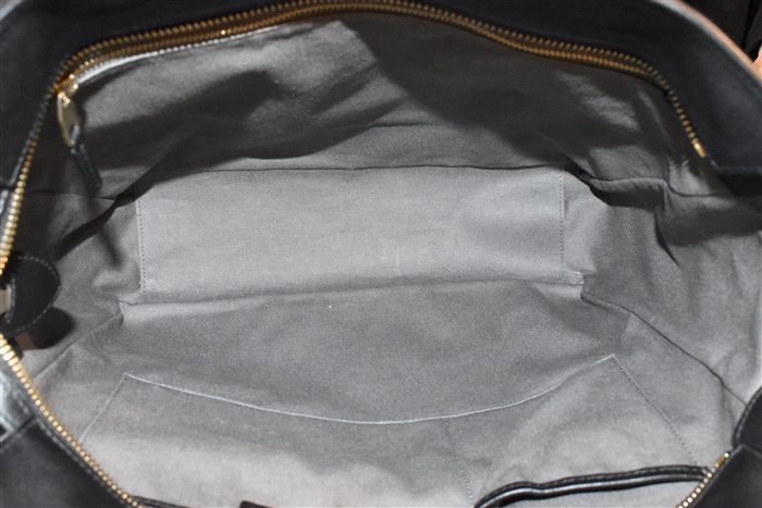 Black Leather Smythson Tote, size L