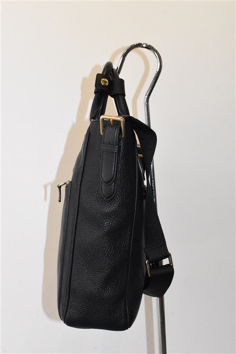 Black Leather Smythson Tote, size L