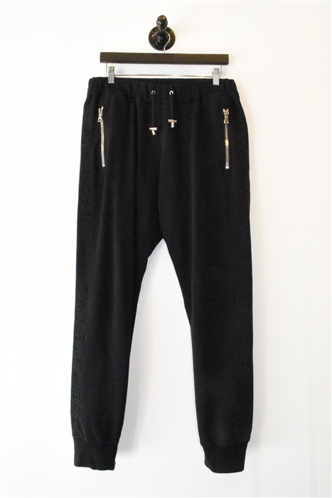 Basic Black Balmain Lounge Pants, size 36