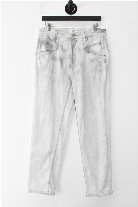 Faded Gray Cambio Slim-leg Jean, size 30