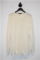 Cream Loro Piana Pullover, size 2XL