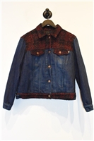 Dark Denim Moschino - Love Denim Jacket, size 10