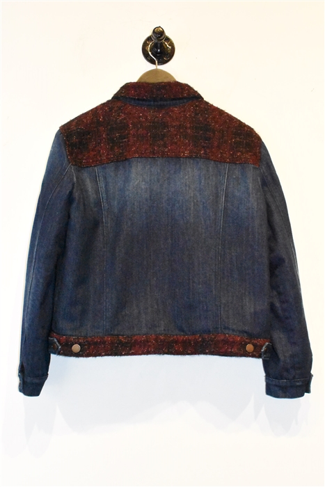 Dark Denim Moschino - Love Denim Jacket, size 10