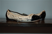 White & Black Chanel Flats, size 7