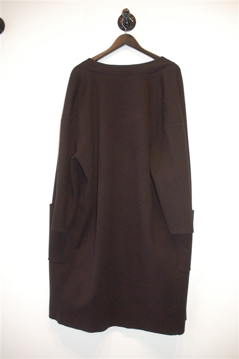 Basic Black Maje Long Coat, size O/S