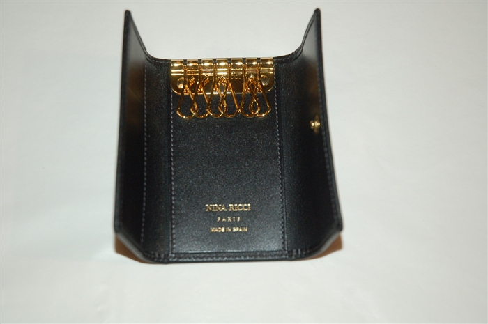 Black Nina Ricci Key Case, size O/S