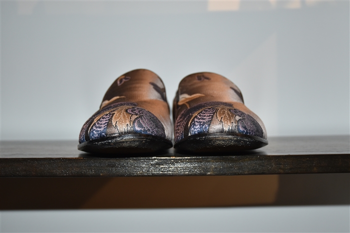 Floral Gucci Slipper, size 12