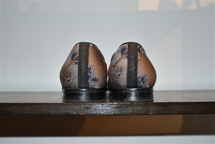 Floral Gucci Slipper, size 12