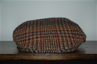 Tweed No Label Flat Cap, size O/S