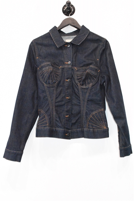 Dark Denim Jean Paul Gaultier Denim Jacket, size M