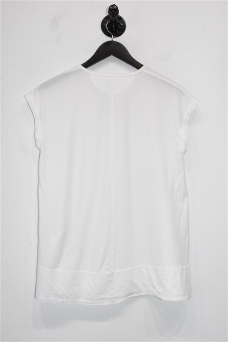 Bright White Marc Cain Cap-Sleeve, size M