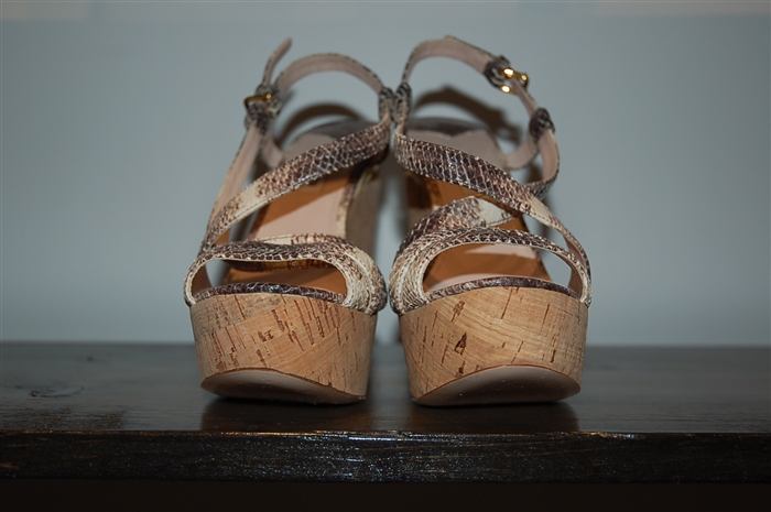 Snakeskin Miu Miu Wedge, size 8
