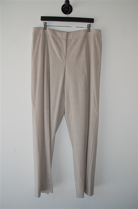 Pale Gray Lafayette 148 Trousers, size 16