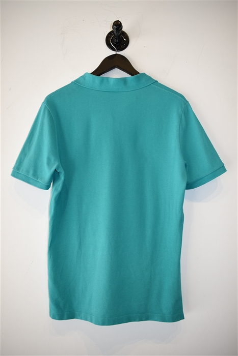 Teal Burberry Polo, size M