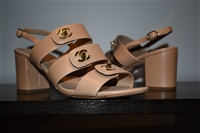 Beige Chanel Sandal, size 8.5
