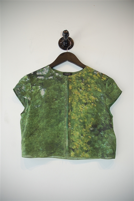 Green Tones Akris Cardigan, size 4