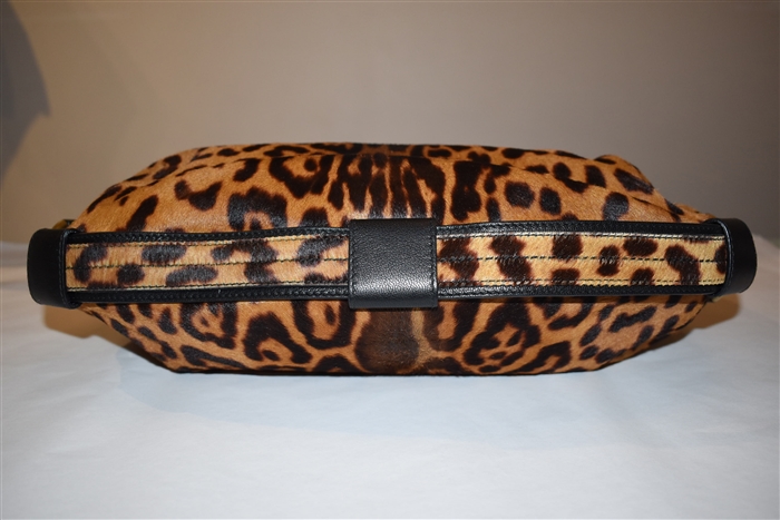 Animal Print Saint Laurent Shoulder Bag, size L