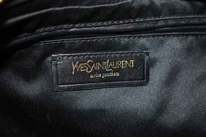 Animal Print Saint Laurent Shoulder Bag, size L