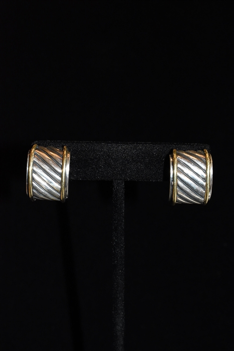 Sterling Silver David Yurman Earrings, size O/S