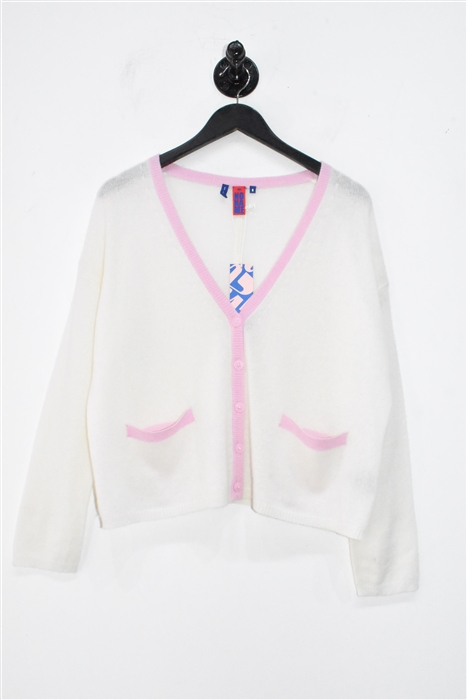Soft White Noname Cashmere Cardigan, size S