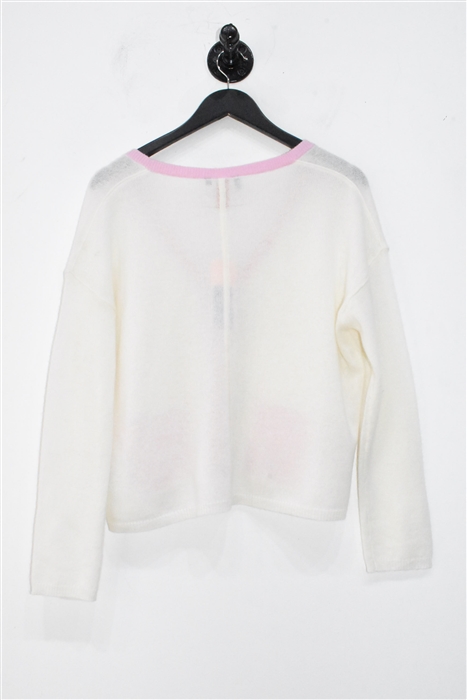 Soft White Noname Cashmere Cardigan, size S