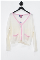 Soft White Noname Cashmere Cardigan, size S
