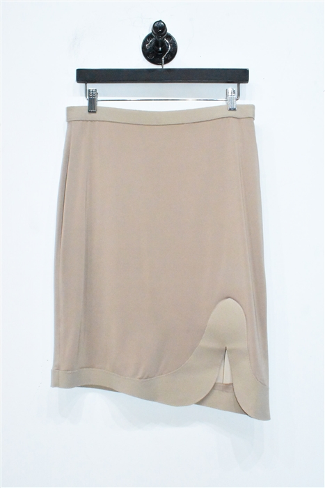 Beige Marie Saint Pierre Pencil Skirt, size M