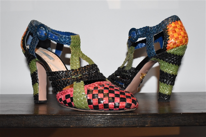 Multicoloured Prada Pumps, size 9.5